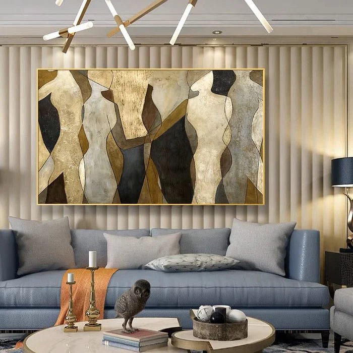Abstract Figure Wall Art TA732 - Tactile Atelier