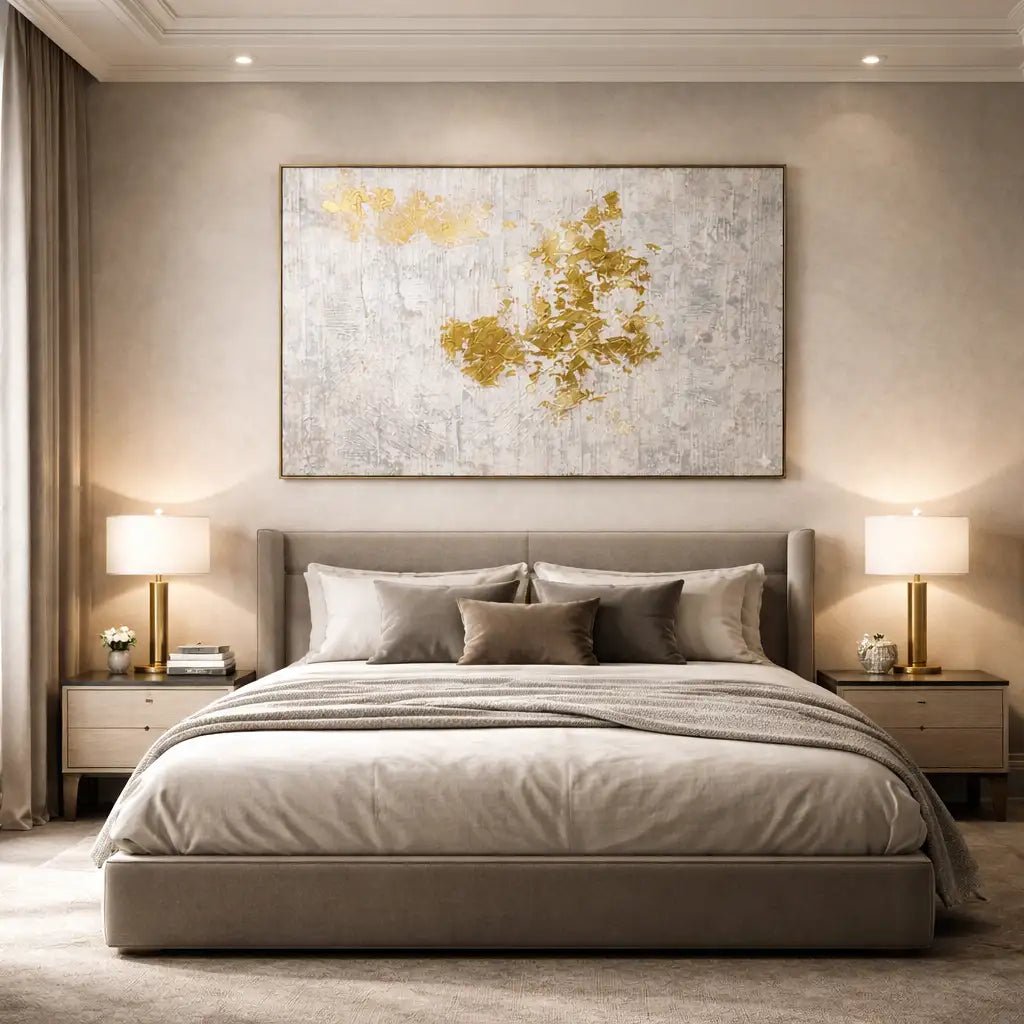 Abstract Neutral Wall Art TA156 - Tactile Atelier