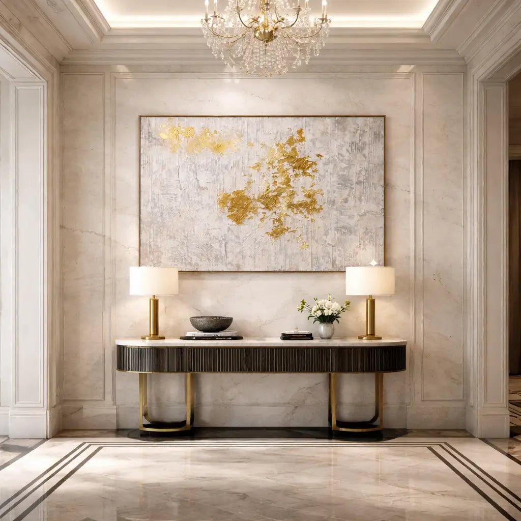 Abstract Neutral Wall Art TA156 - Tactile Atelier