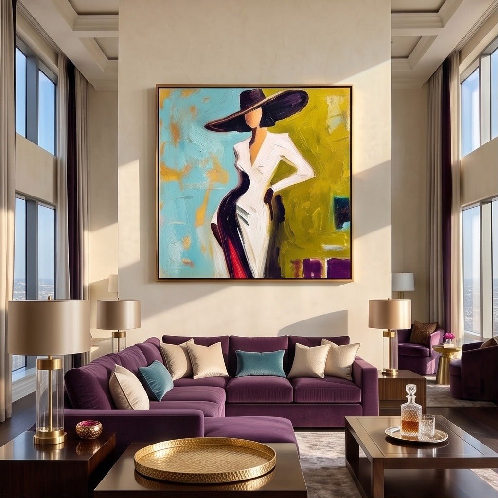 Abstract Woman Wall Art TO221 - Tactile Atelier