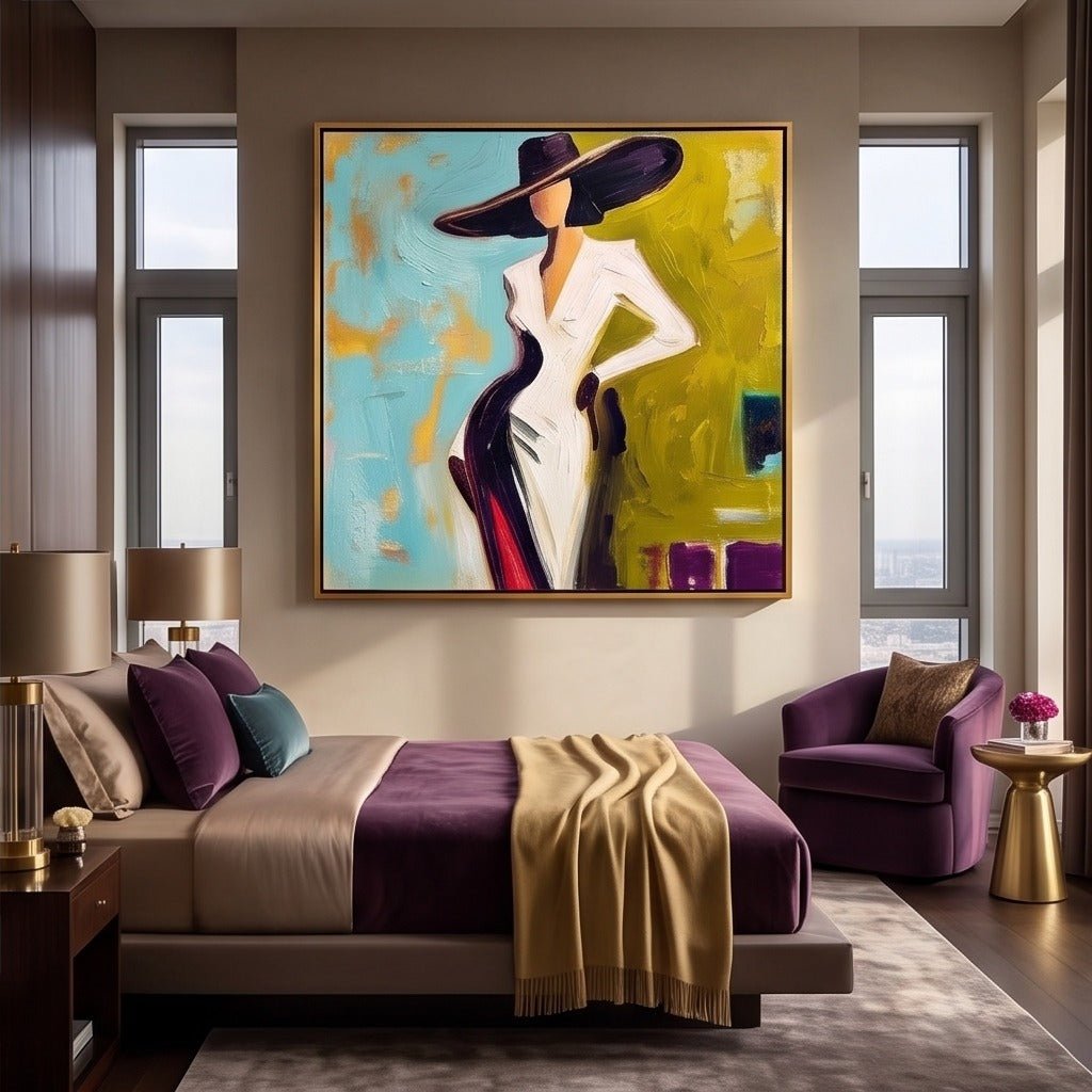 Abstract Woman Wall Art TO221 - Tactile Atelier