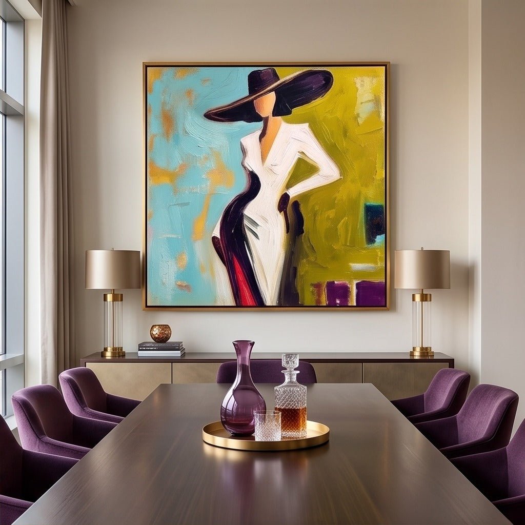 Abstract Woman Wall Art TO221 - Tactile Atelier