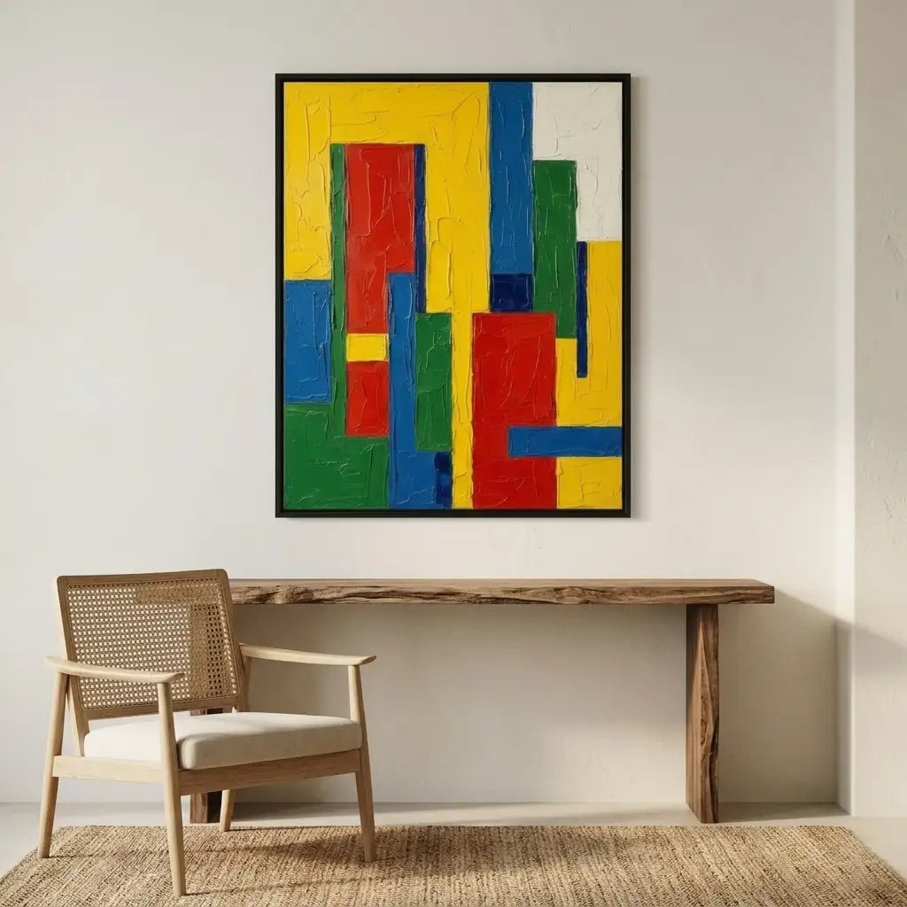 Color Block Abstract Wall Art TC190 - Tactile Atelier