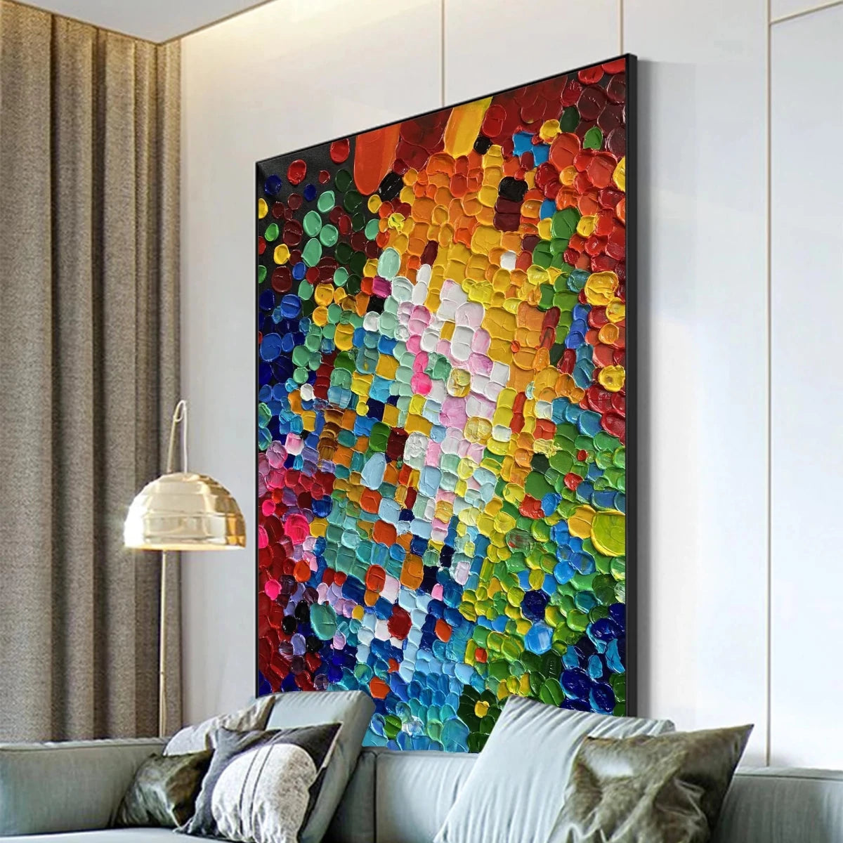 Color Pulse – Textured Abstract Wall Art - Tactile Atelier