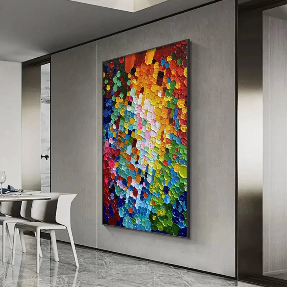 Color Pulse – Textured Abstract Wall Art - Tactile Atelier