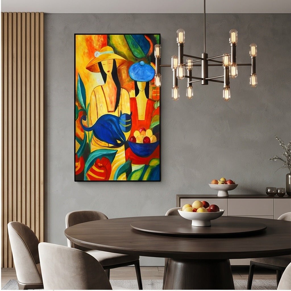Colorful Figurative Wall Art #TO045 - Tactile Atelier