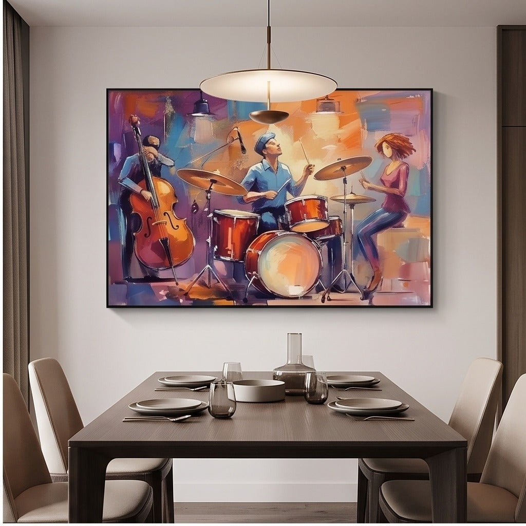 Colorful Music Wall Art TO450 - Tactile Atelier