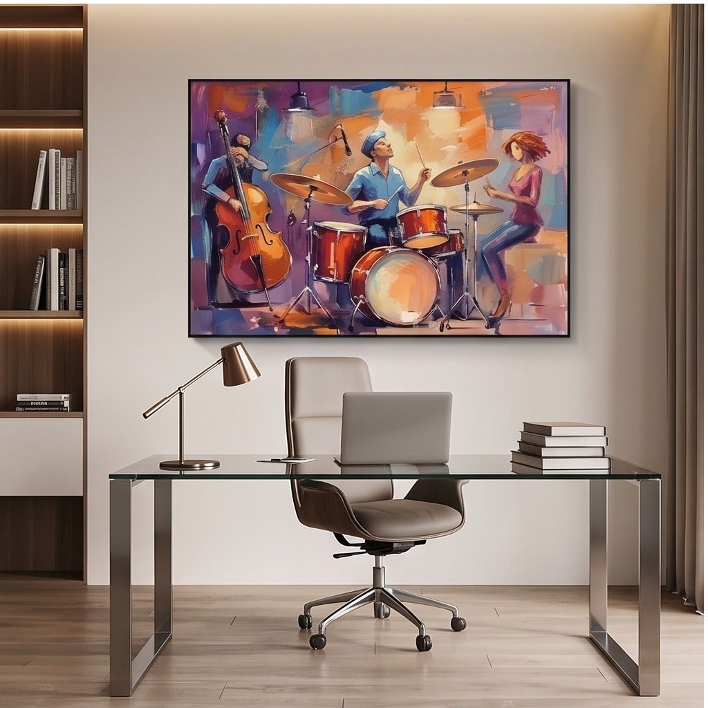 Colorful Music Wall Art TO450 - Tactile Atelier