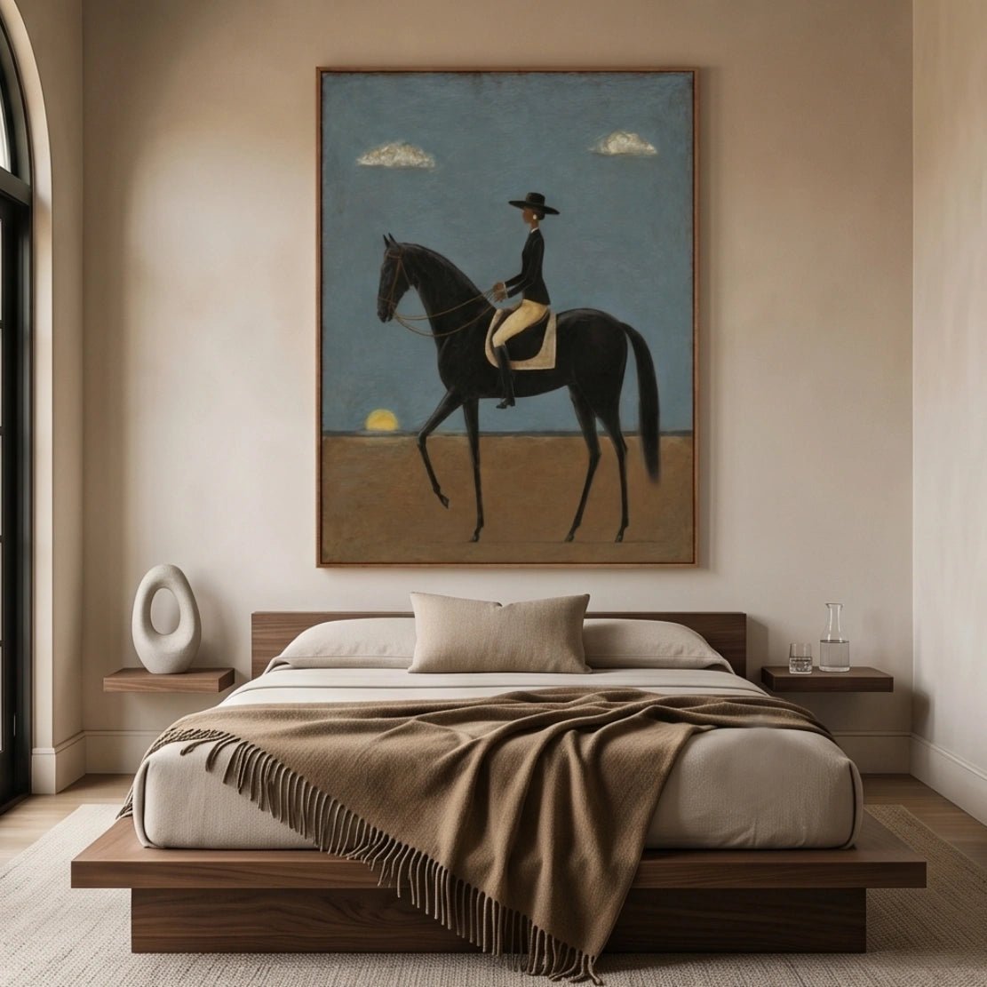 Contemporary Equestrian Wall Art MT029 - Tactile Atelier