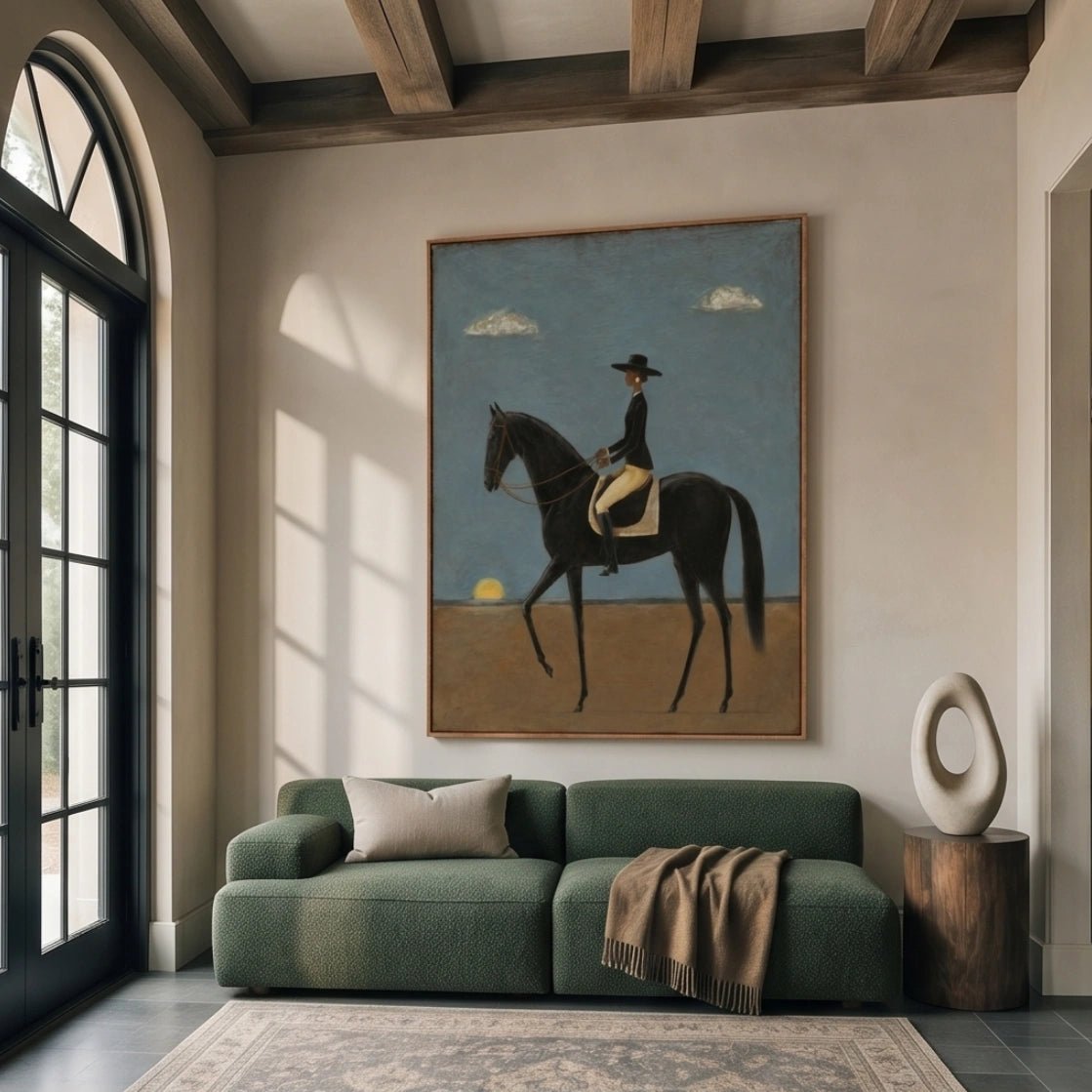 Contemporary Equestrian Wall Art MT029 - Tactile Atelier