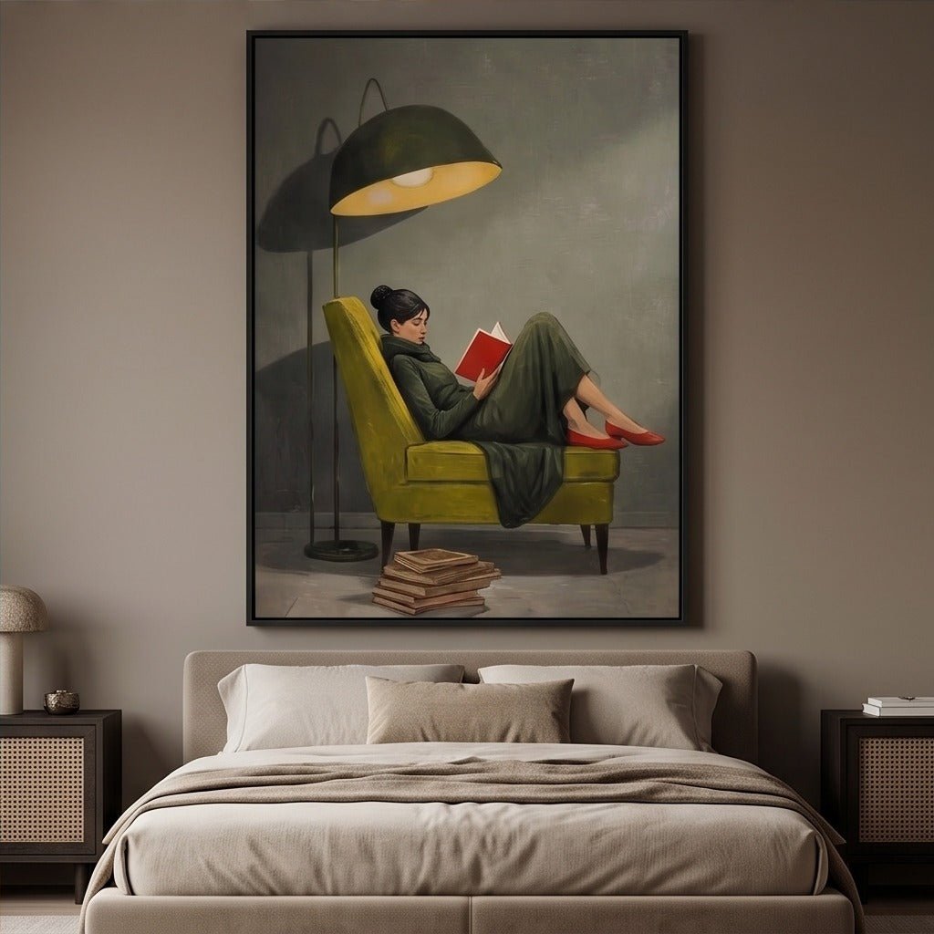 Cozy Woman Figurative Wall Art TO775 - Tactile Atelier