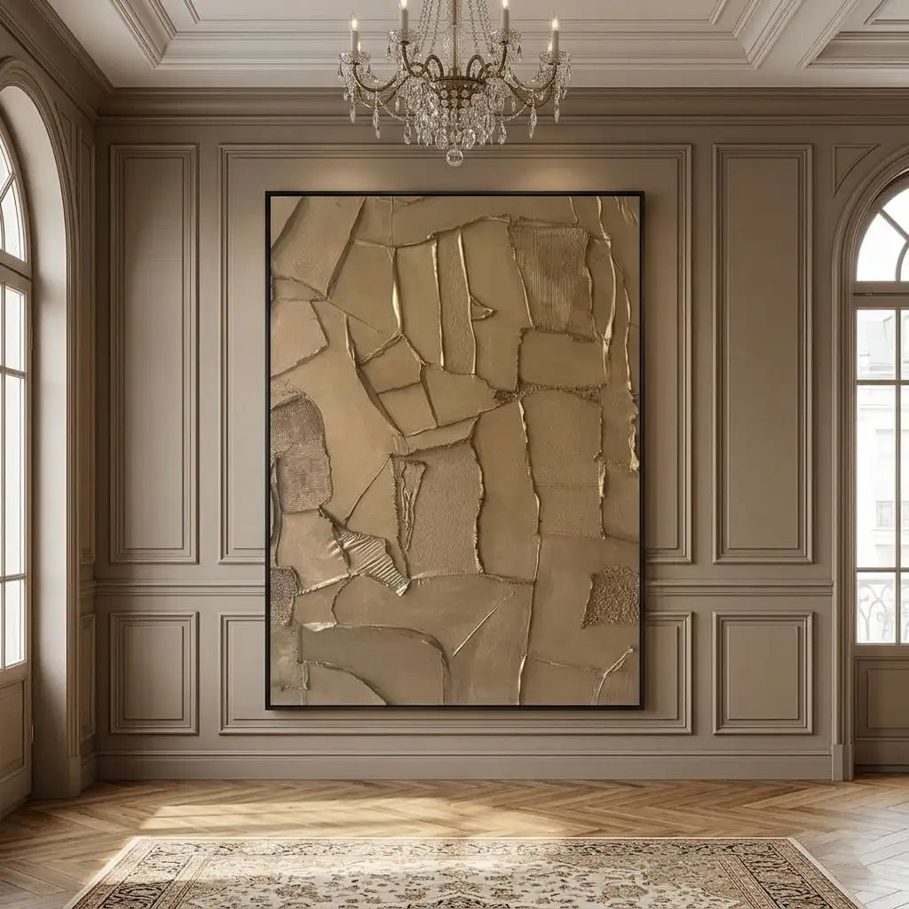 Earth Tone Textured Abstract Wall Art MT116 - Tactile Atelier