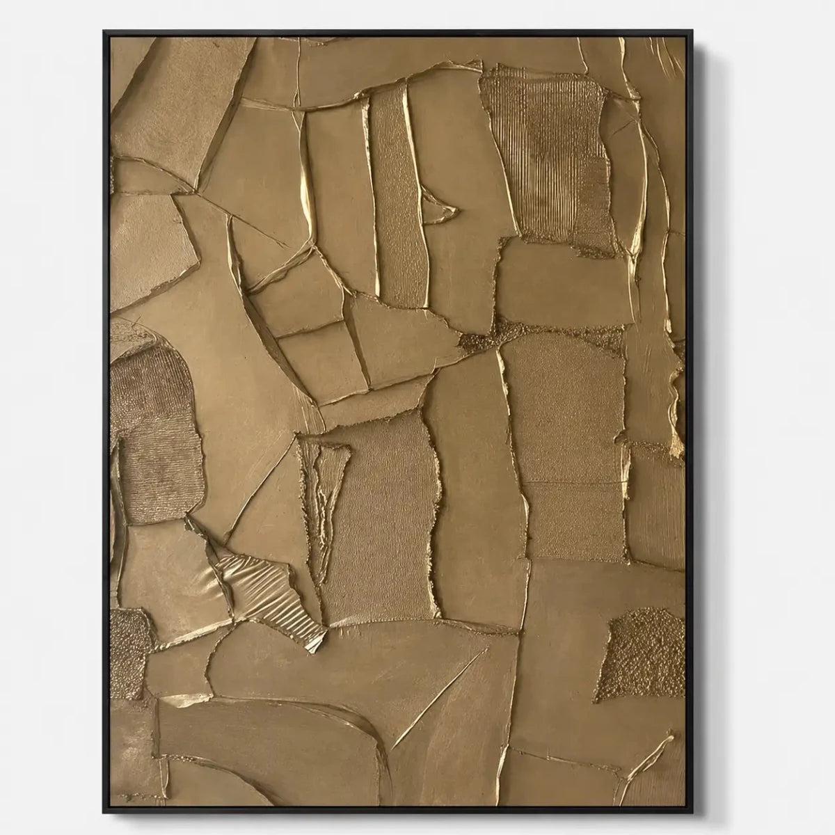 Earth Tone Textured Abstract Wall Art MT116 - Tactile Atelier