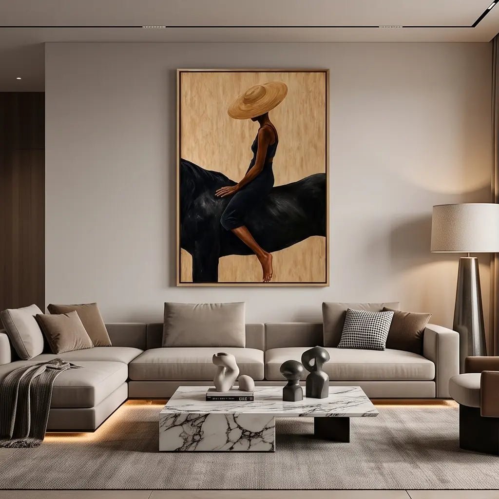 Equestrian Figurative Wall Art TA302 - Tactile Atelier