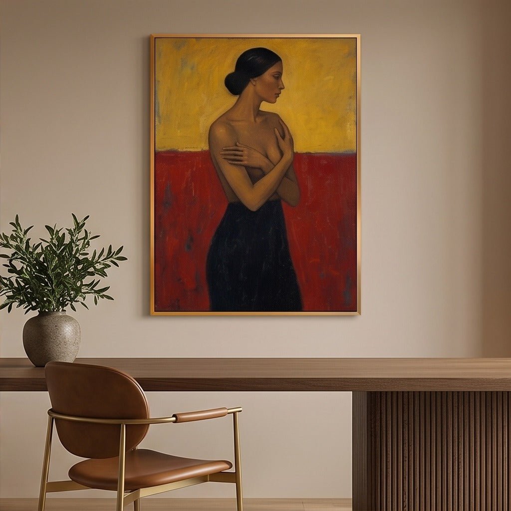 Figurative Woman Wall Art #TO096 - Tactile Atelier