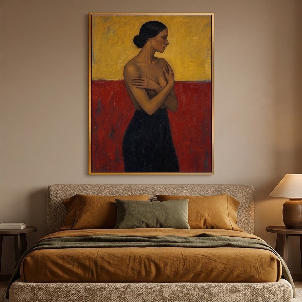 Figurative Woman Wall Art #TO096 - Tactile Atelier