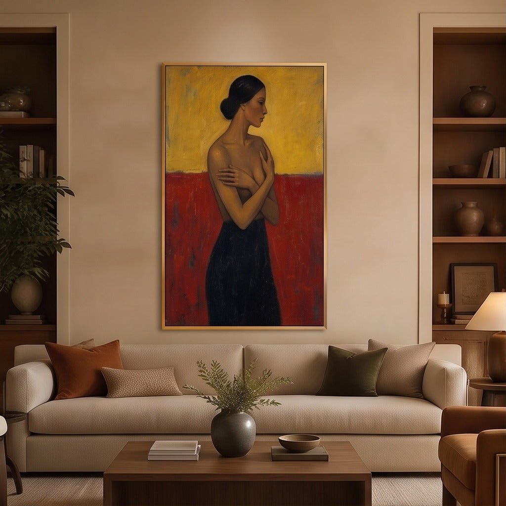 Figurative Woman Wall Art #TO096 - Tactile Atelier