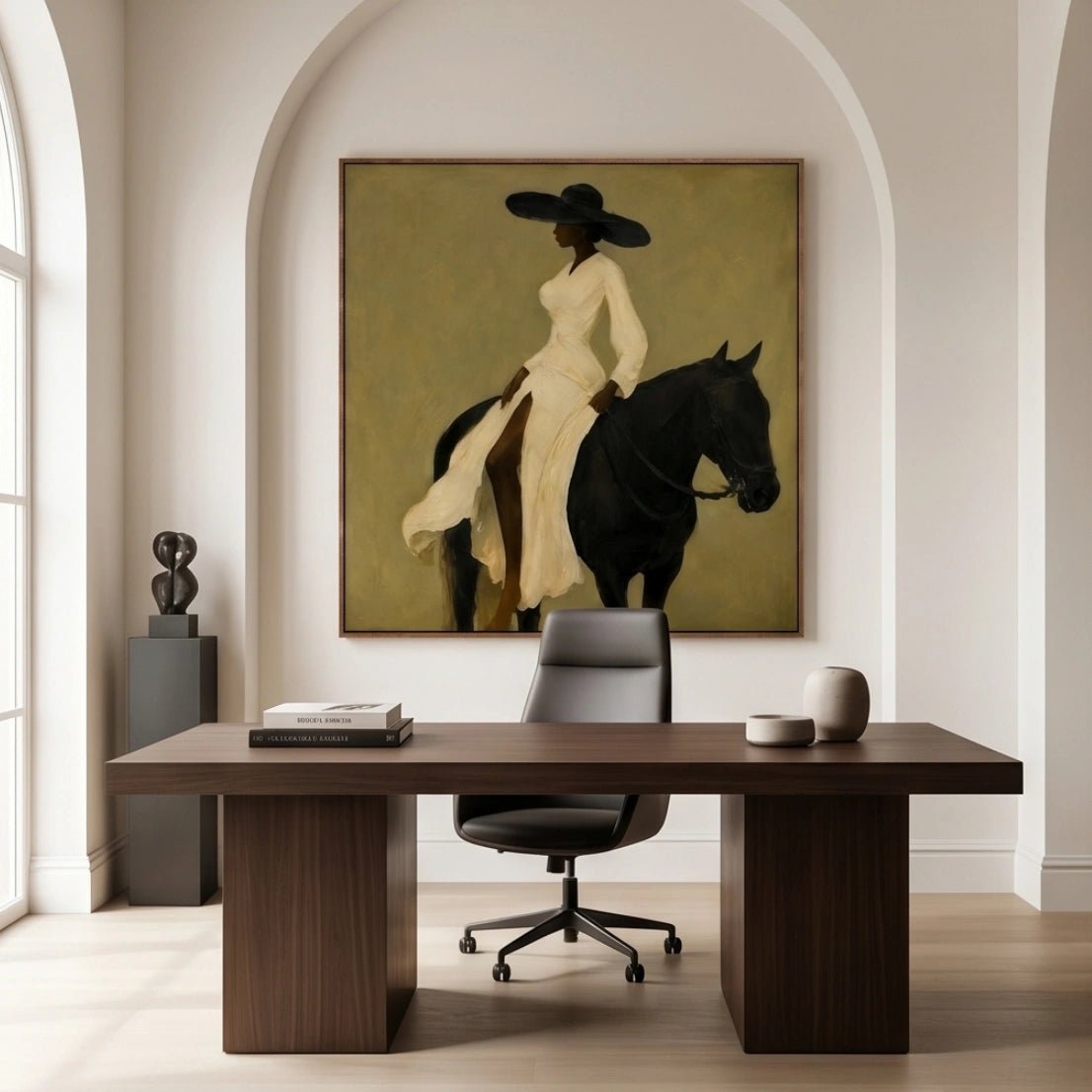 Luxury Equestrian Wall Art MT005 - Tactile Atelier