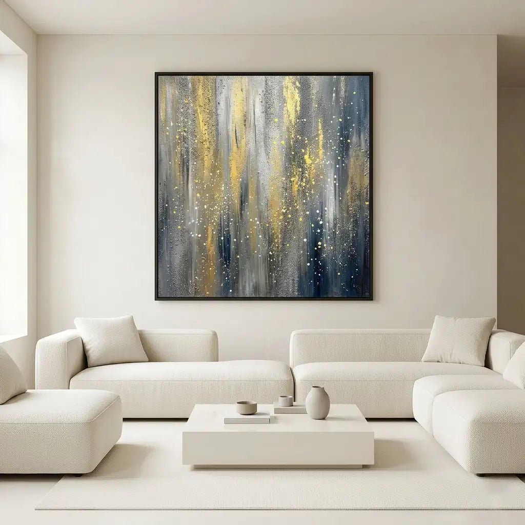 Metallic Abstract Wall Art MT153 - Tactile Atelier