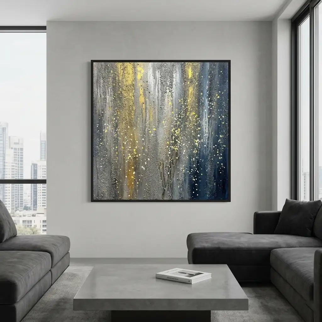 Metallic Abstract Wall Art MT153 - Tactile Atelier