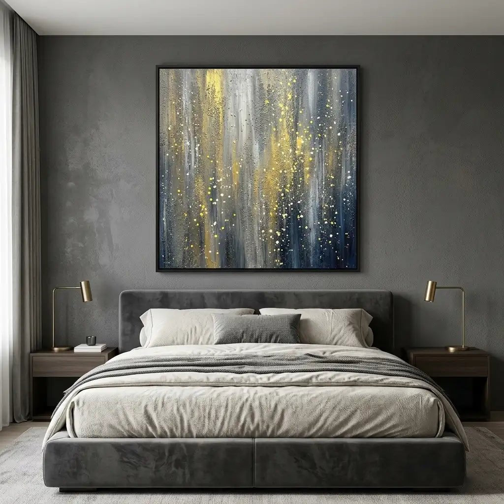 Metallic Abstract Wall Art MT153 - Tactile Atelier