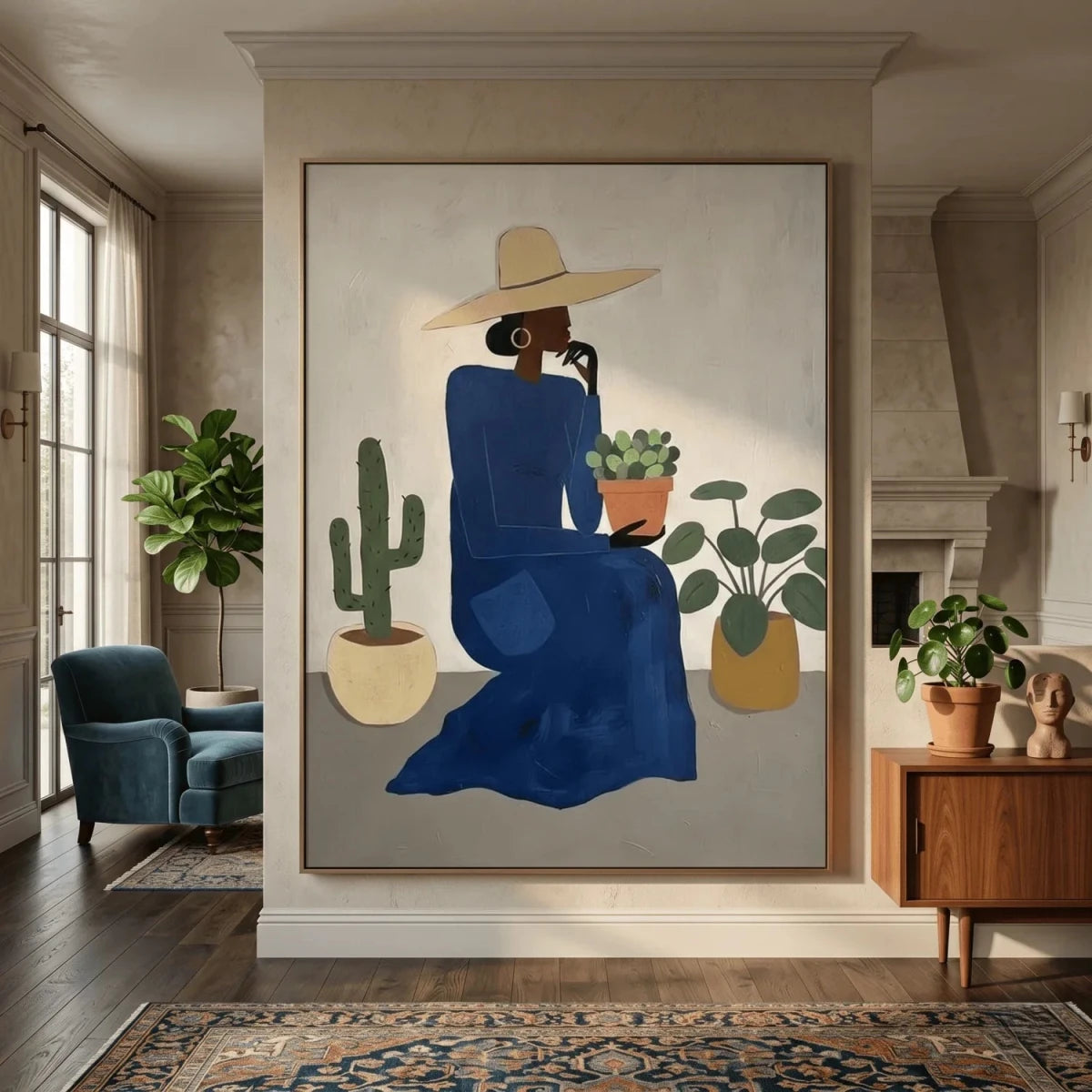Minimal Figurative Wall Art MC534 - Tactile Atelier