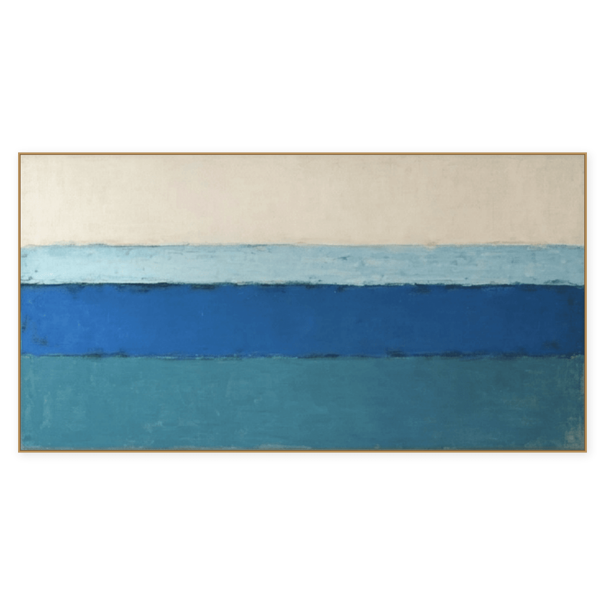 Minimalist Blue Abstract Wall Art #TO150 - Tactile Atelier