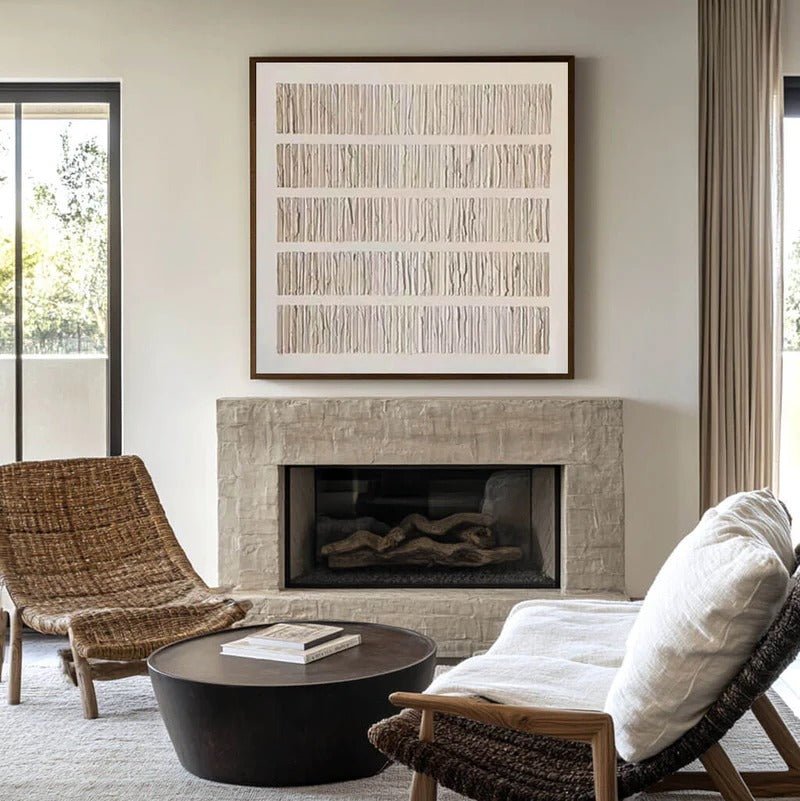 Minimalist Texture Wall Art MT028 - Tactile Atelier