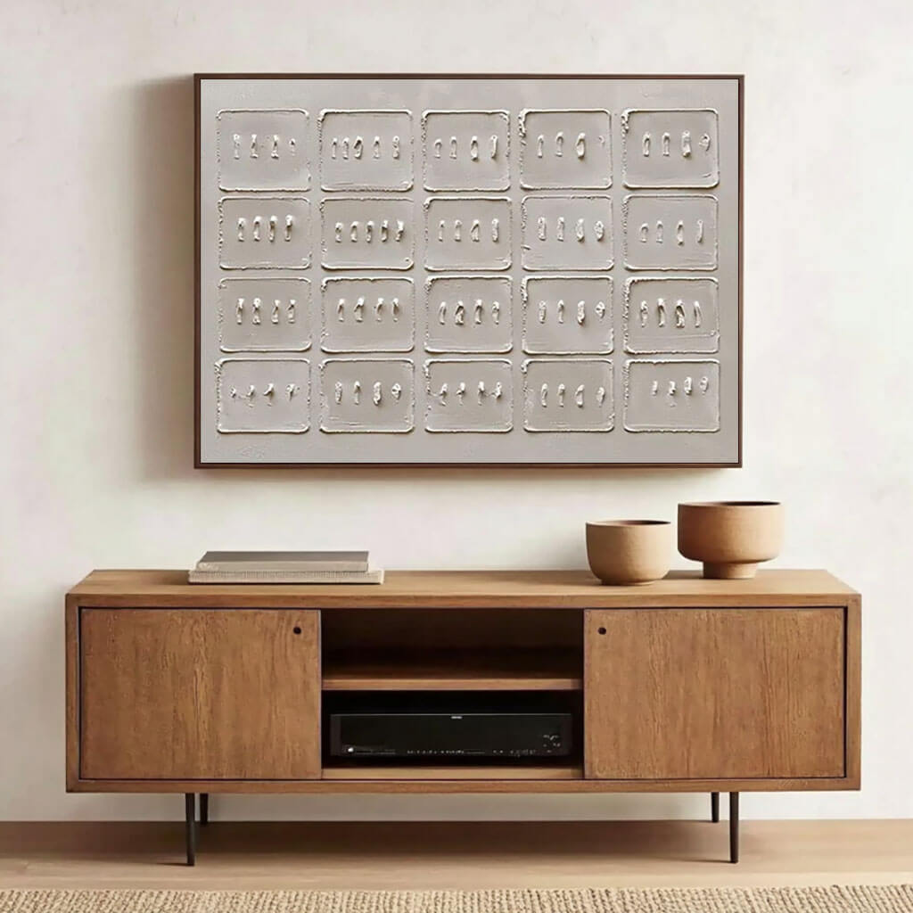 Minimalist Textured Wall Art MT740 - Tactile Atelier