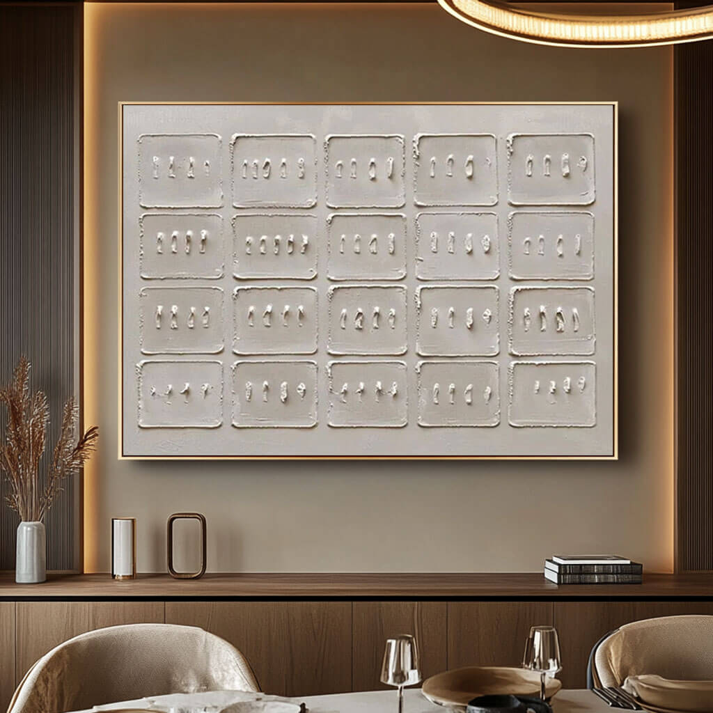 Minimalist Textured Wall Art MT740 - Tactile Atelier