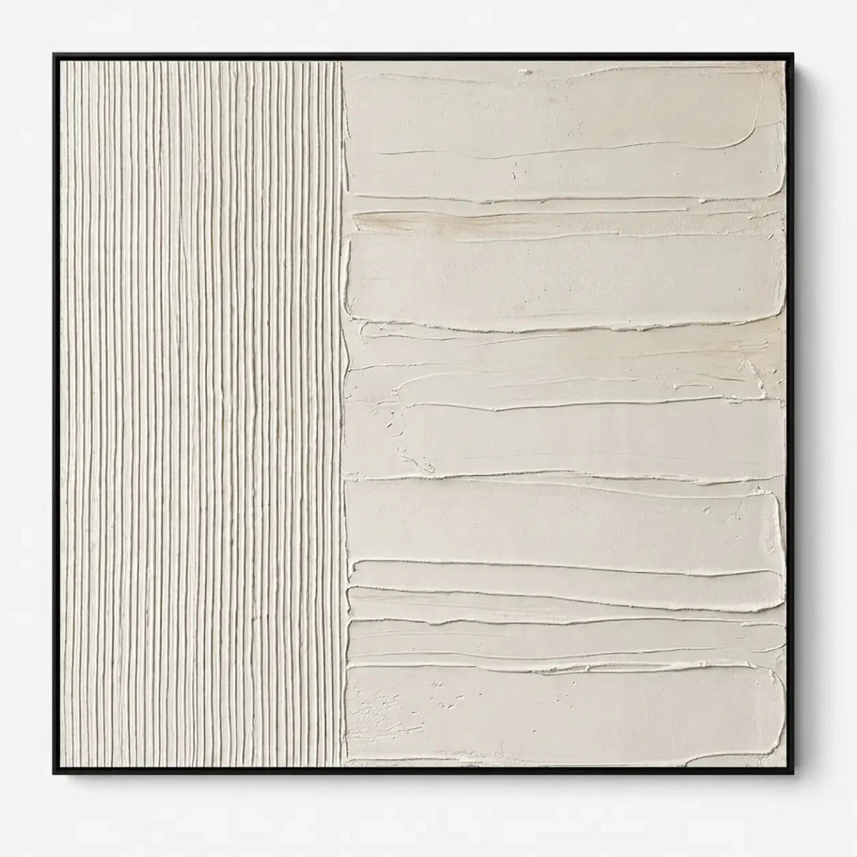 Modern Abstract Beige Painting TA201 - Tactile Atelier