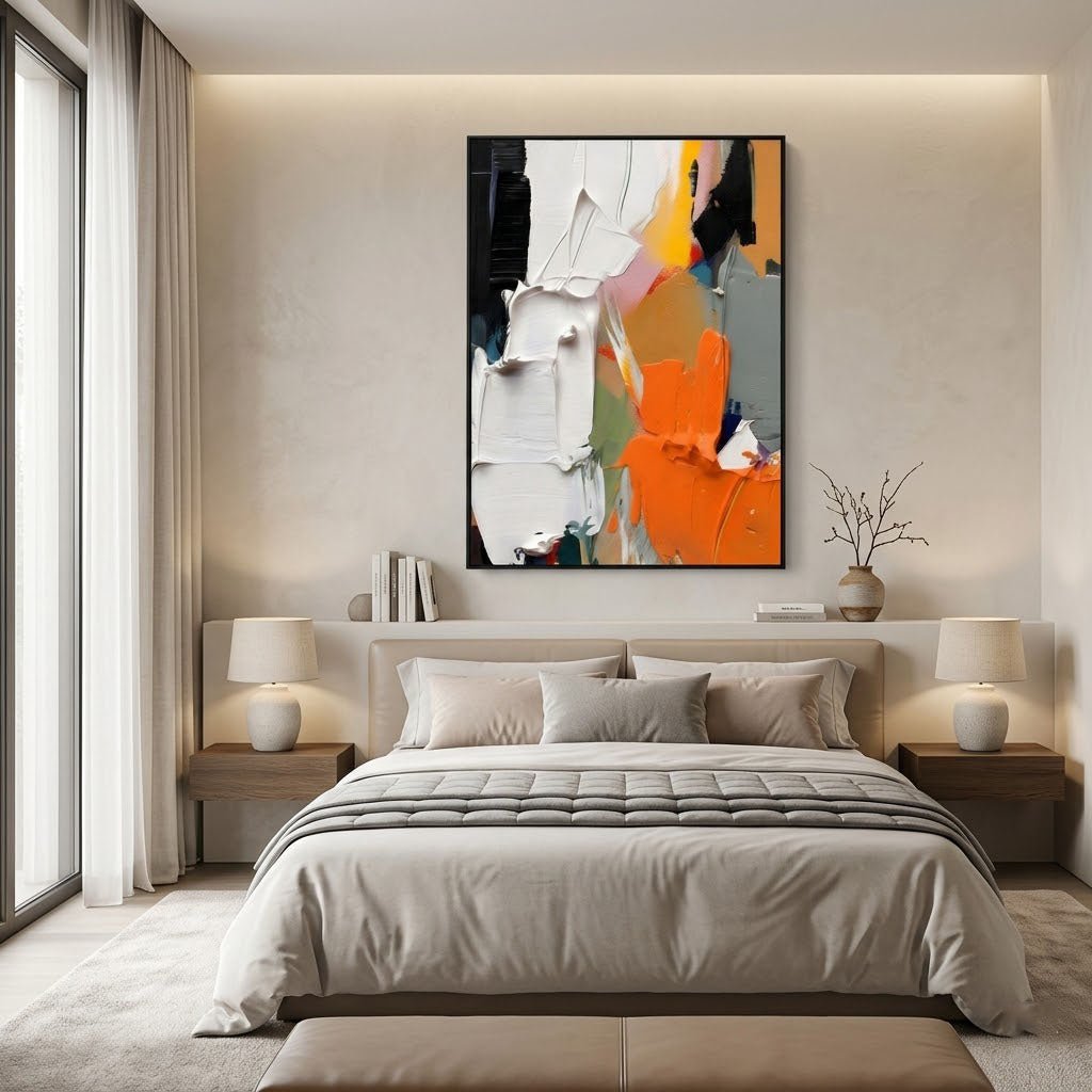 Modern Impasto Abstract Wall Art MT058 - Tactile Atelier