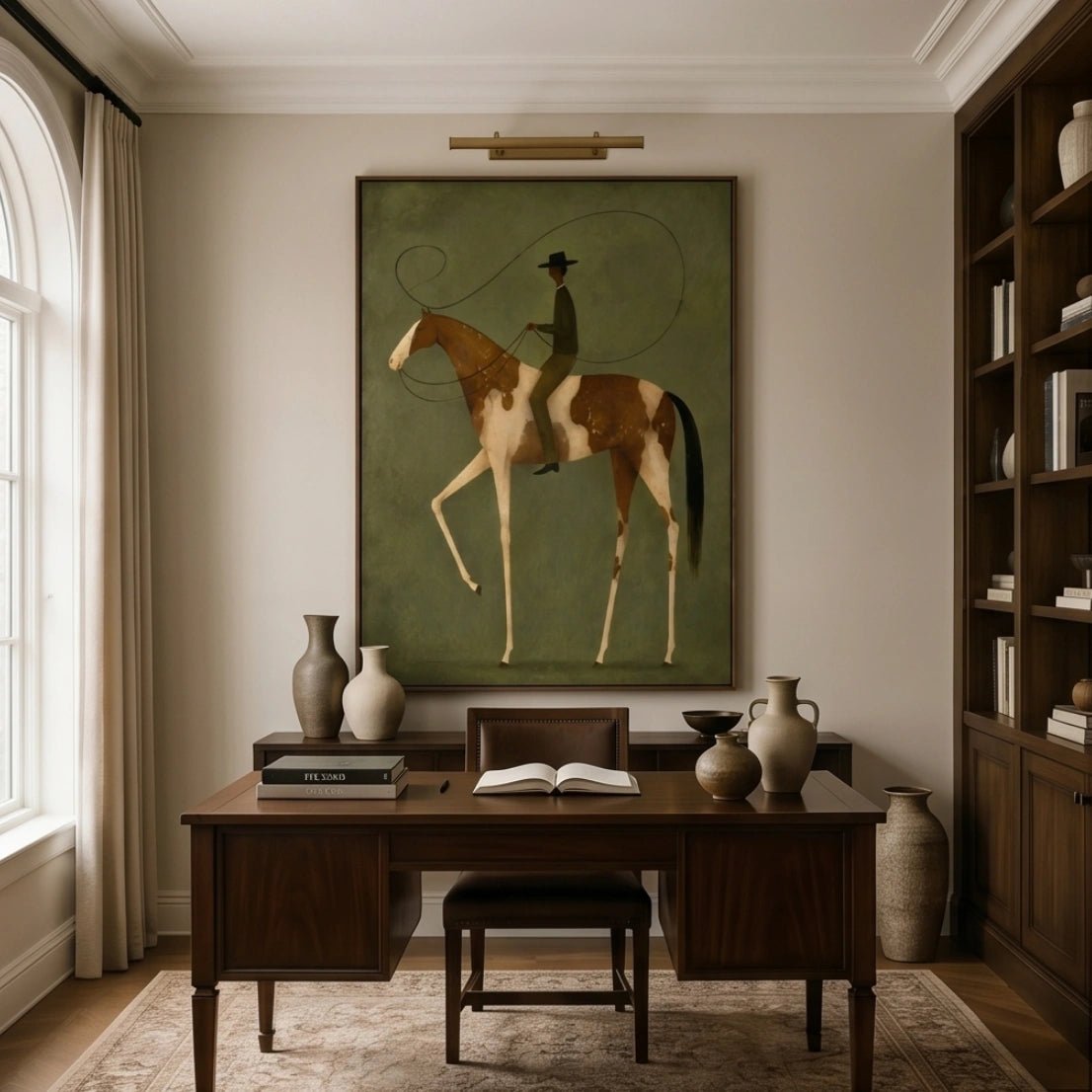 Modern Surreal Equestrian Wall Art MT034 - Tactile Atelier