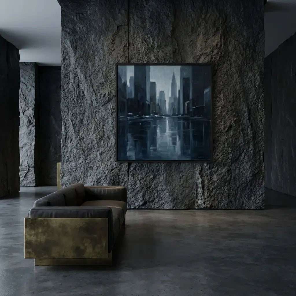 Moody Urban Cityscape Wall Art MT058 - Tactile Atelier