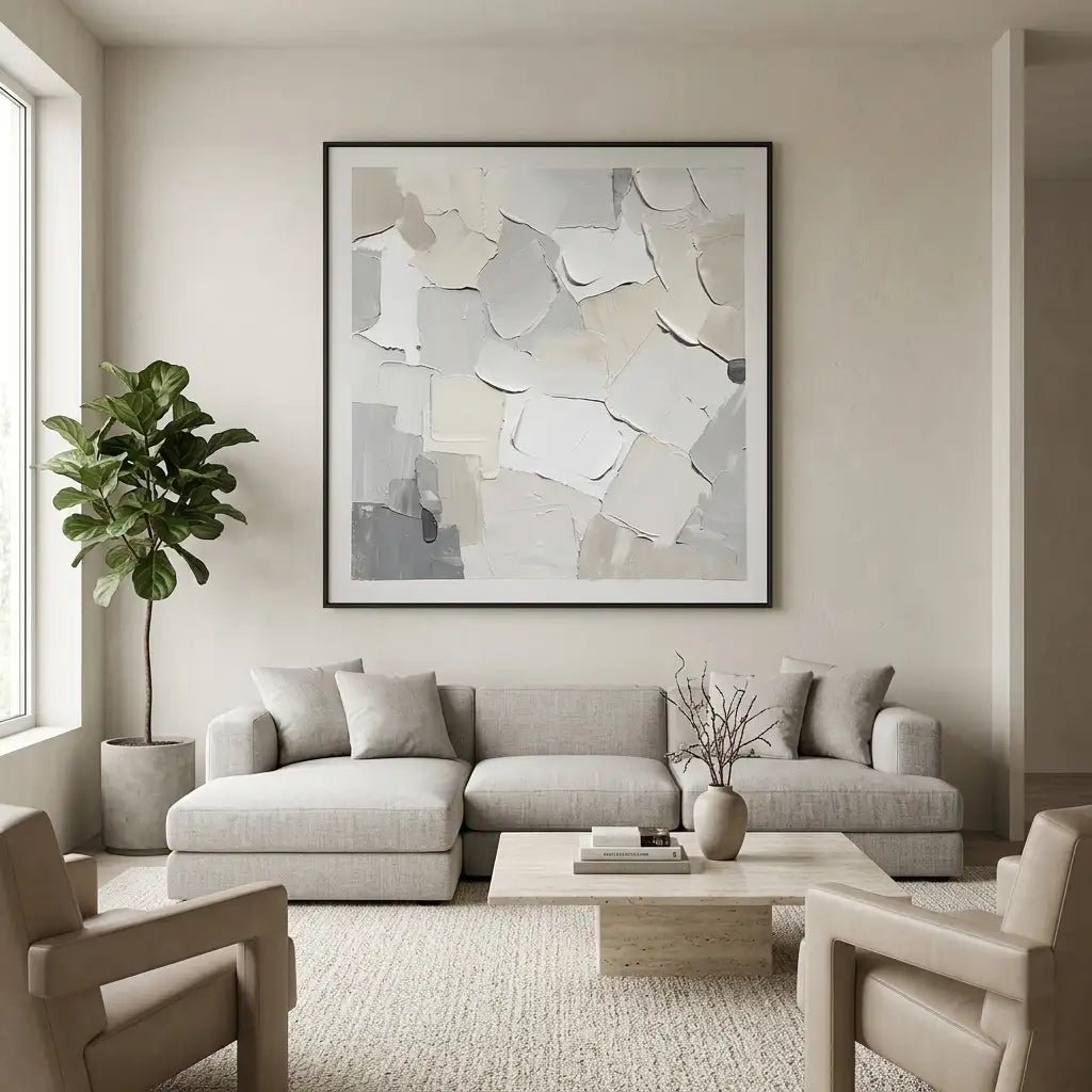 Neutral Abstract Wall Art MT324 - Tactile Atelier