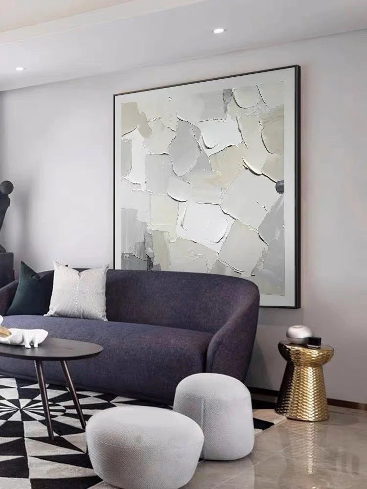 Neutral Abstract Wall Art MT324 - Tactile Atelier