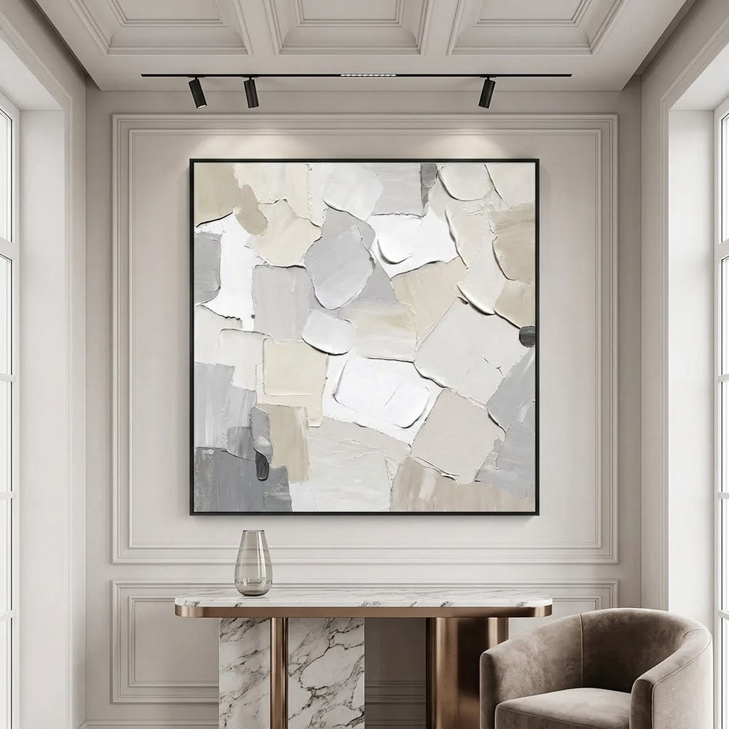 Neutral Abstract Wall Art MT324 - Tactile Atelier