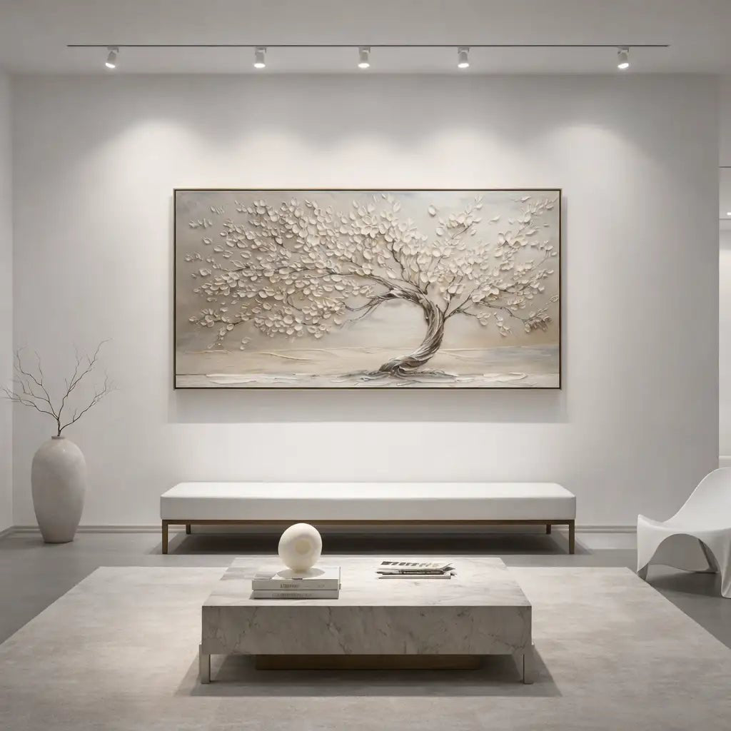 Neutral Textured Wall Art MT307 - Tactile Atelier