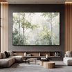 Soft Green Forest Landscape Wall Art MT425 - Tactile Atelier