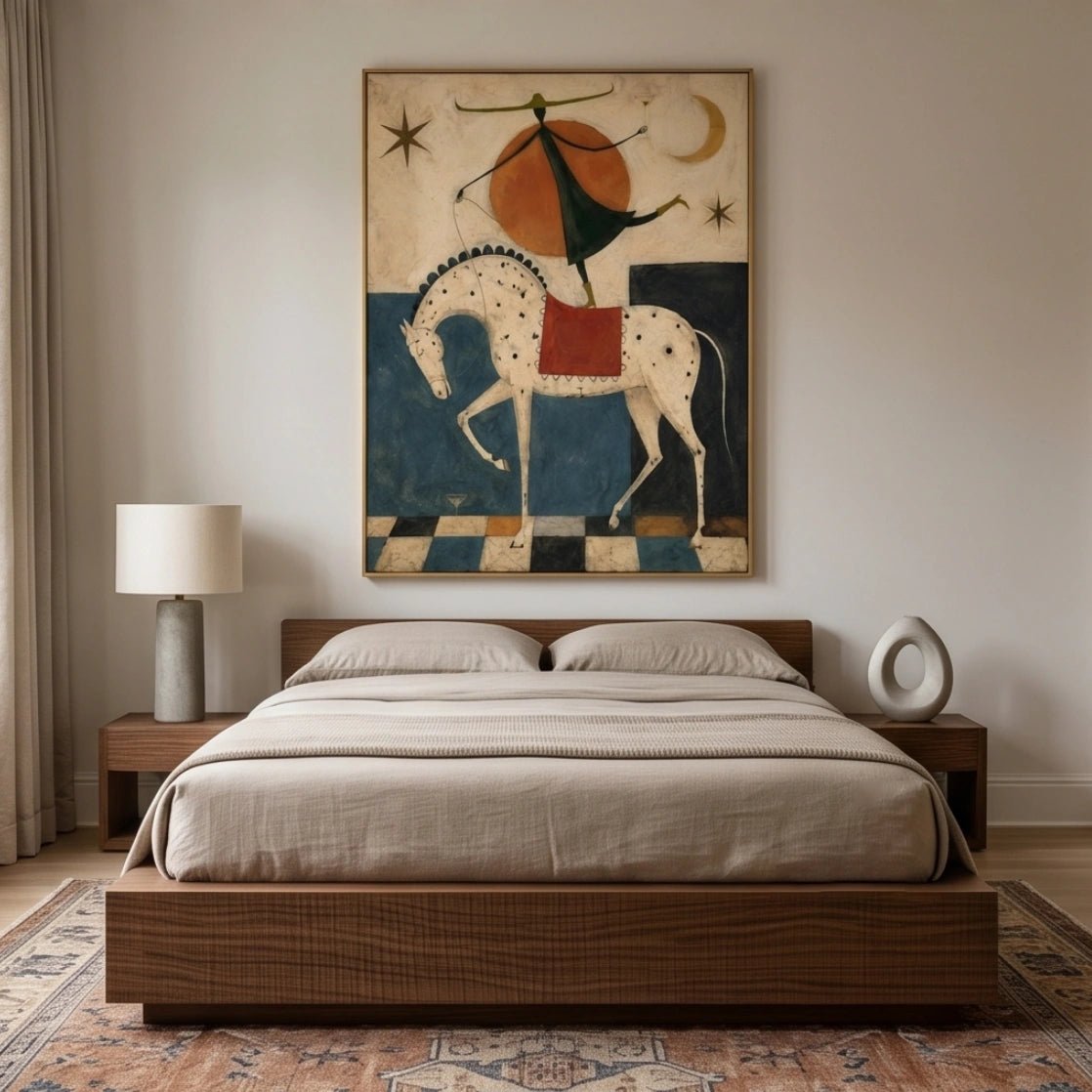Surreal Horse & Acrobat Wall Art MT023 - Tactile Atelier