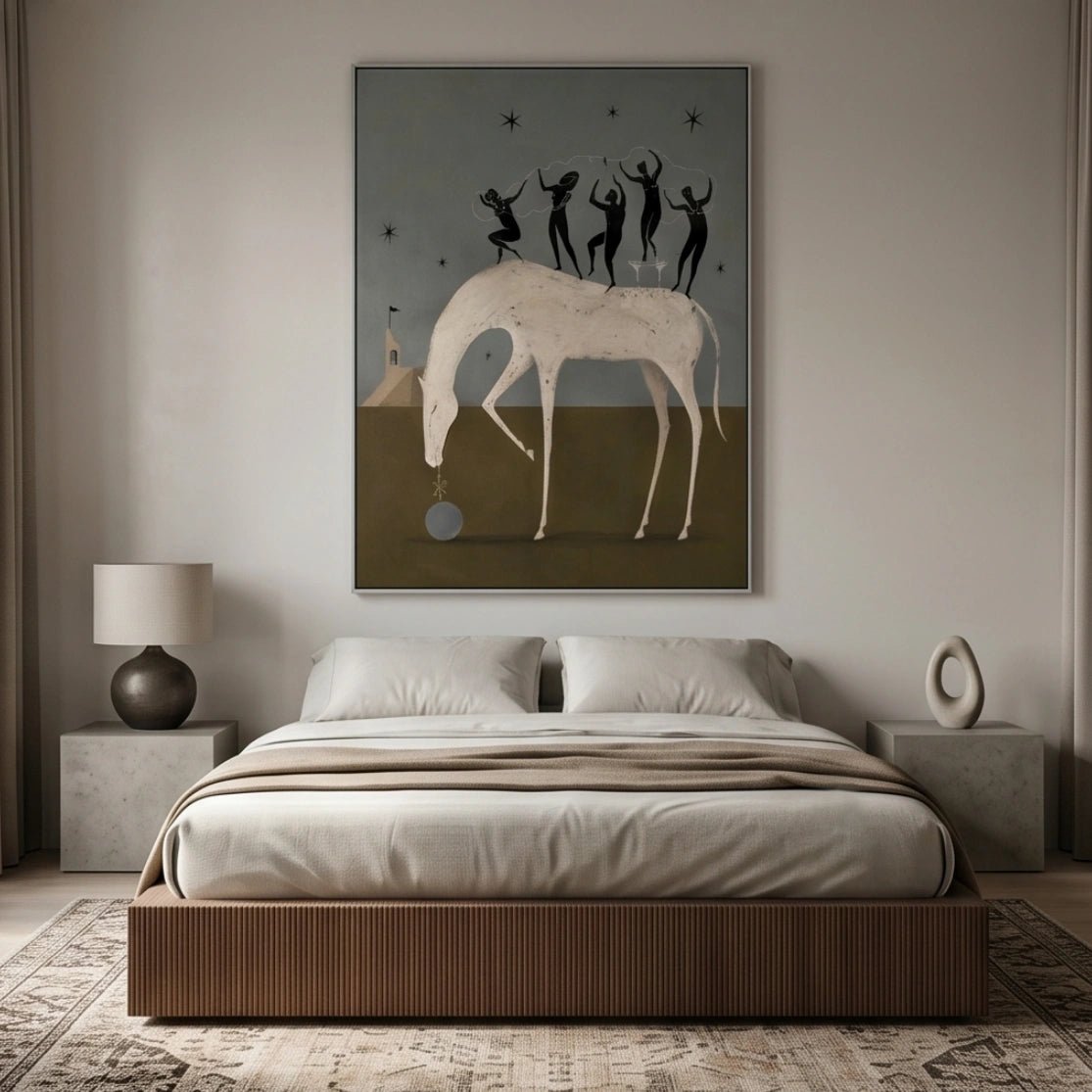 Surreal Horse Celebration Wall Art MT026 - Tactile Atelier