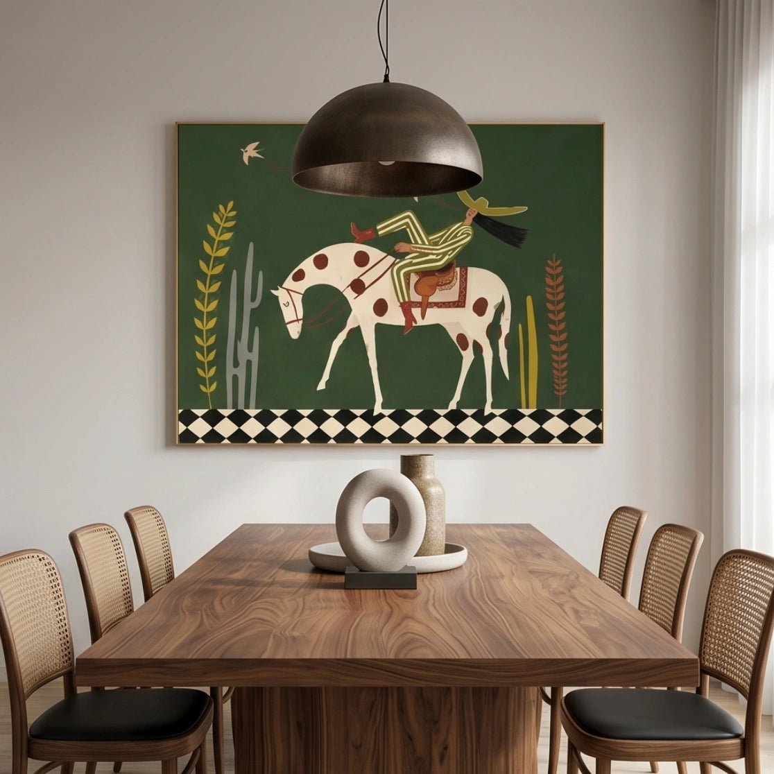 Surreal Horse Rider Wall Art MT947 - Tactile Atelier