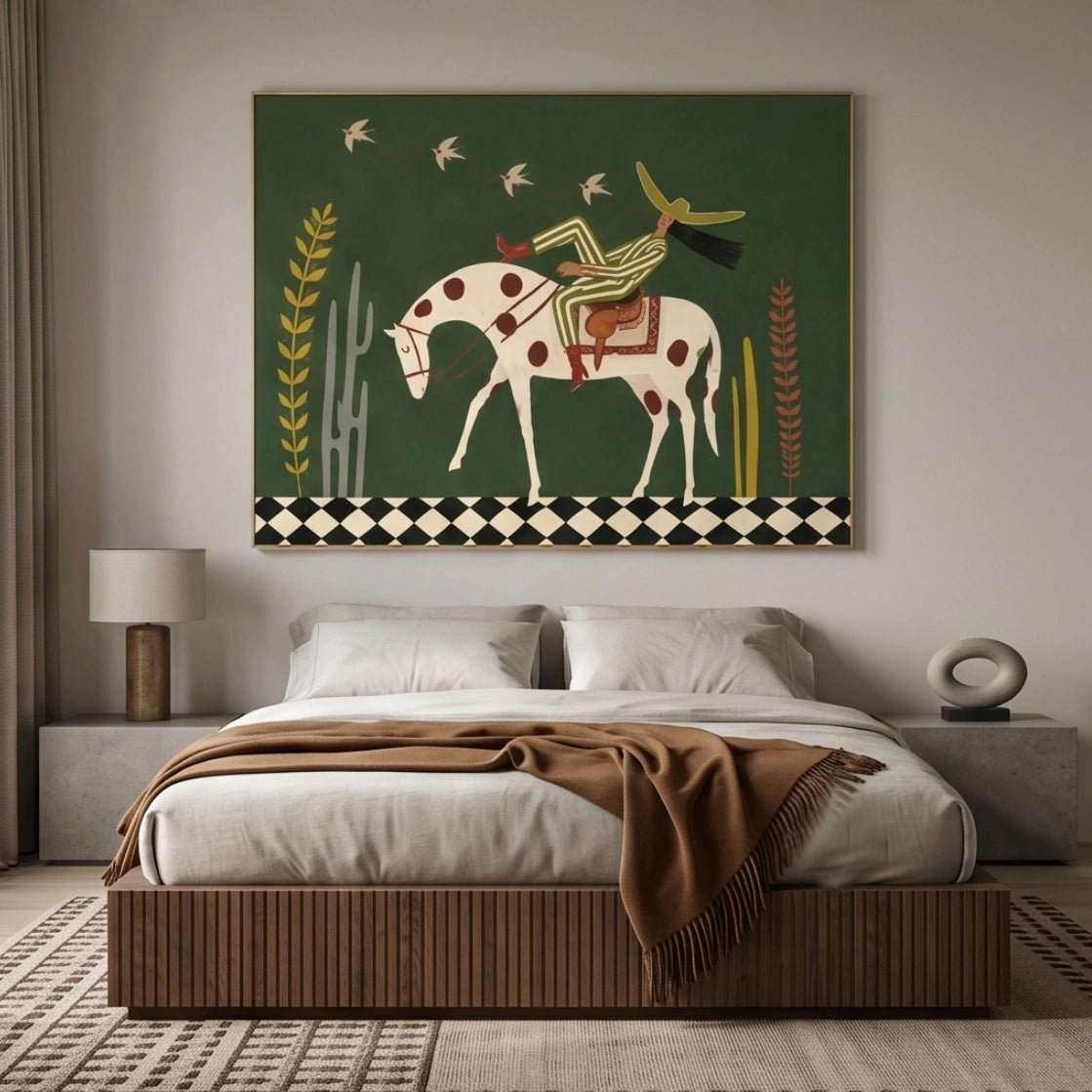 Surreal Horse Rider Wall Art MT947 - Tactile Atelier
