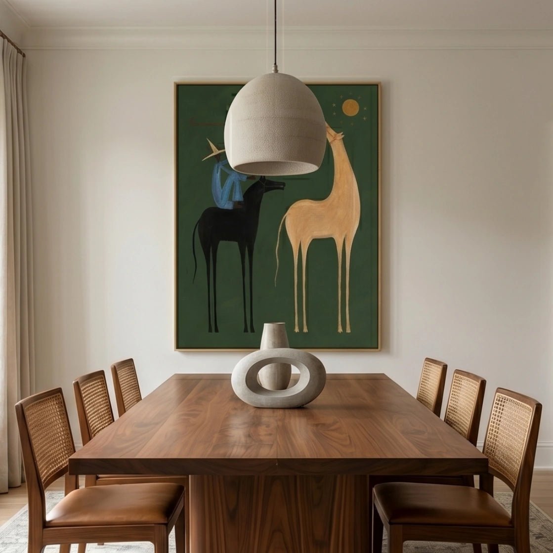 Surreal Rider & Horse Wall Art MT032 - Tactile Atelier