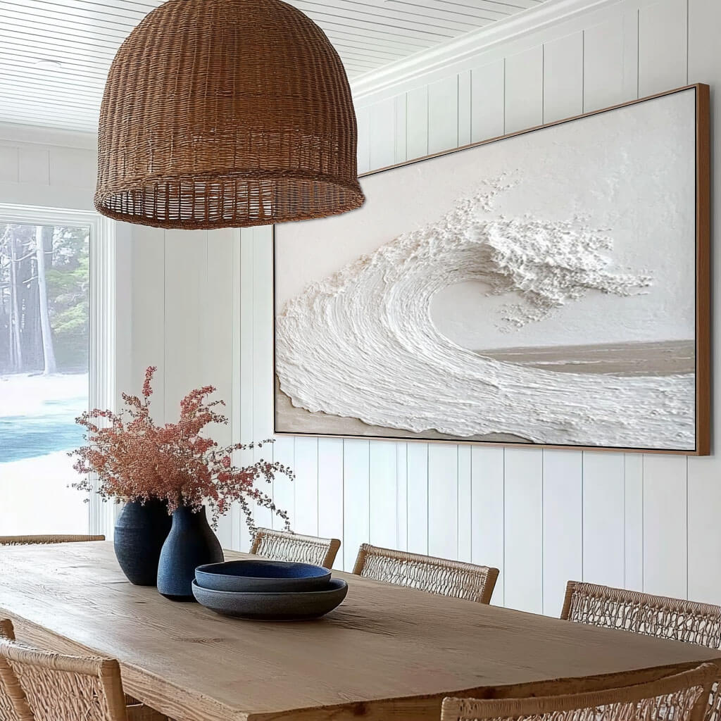 Textured Coastal Wall Art TC217 - Tactile Atelier