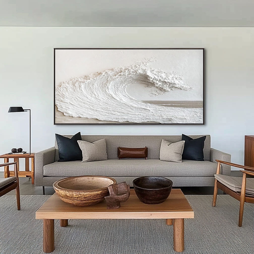 Textured Coastal Wall Art TC217 - Tactile Atelier