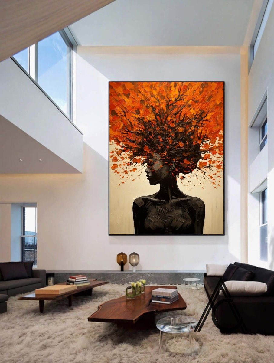 Textured Figurative Abstract Wall Art MT815 - Tactile Atelier