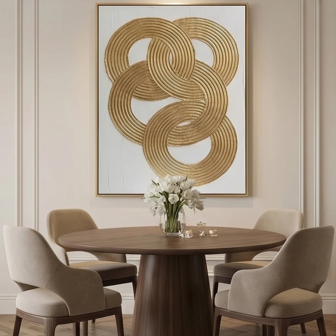 Textured Geometric Wall Art MT642 - Tactile Atelier