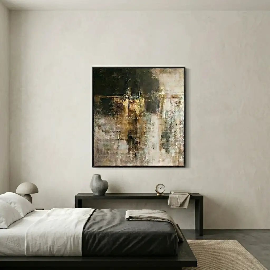 Textured Neutral Abstract Wall Art TA104 - Tactile Atelier