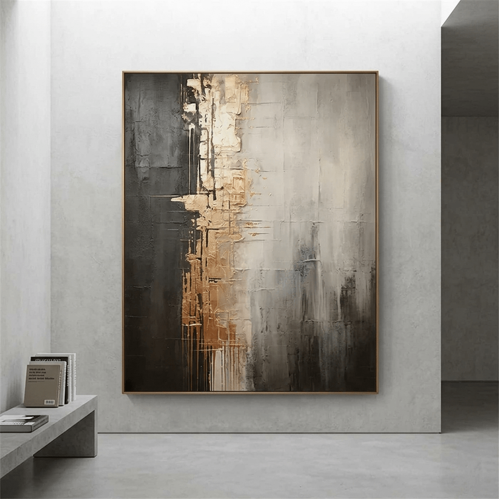 Urban Radiance – Textured Abstract Wall Art - Tactile Atelier